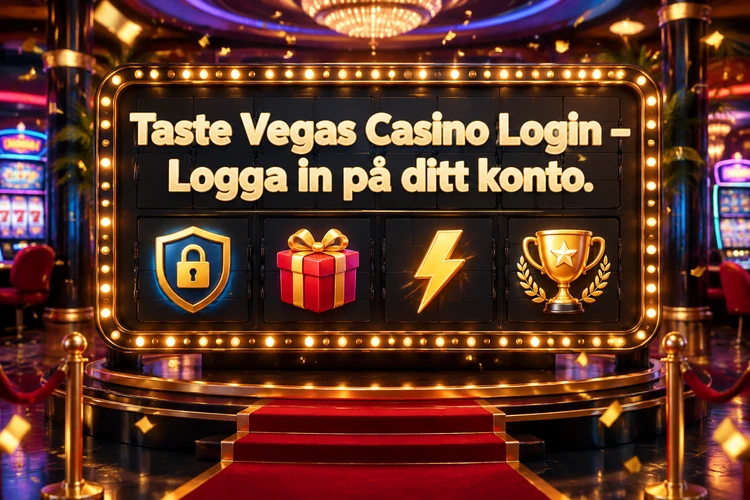 Taste Vegas Casino Login - Logga in på ditt konto