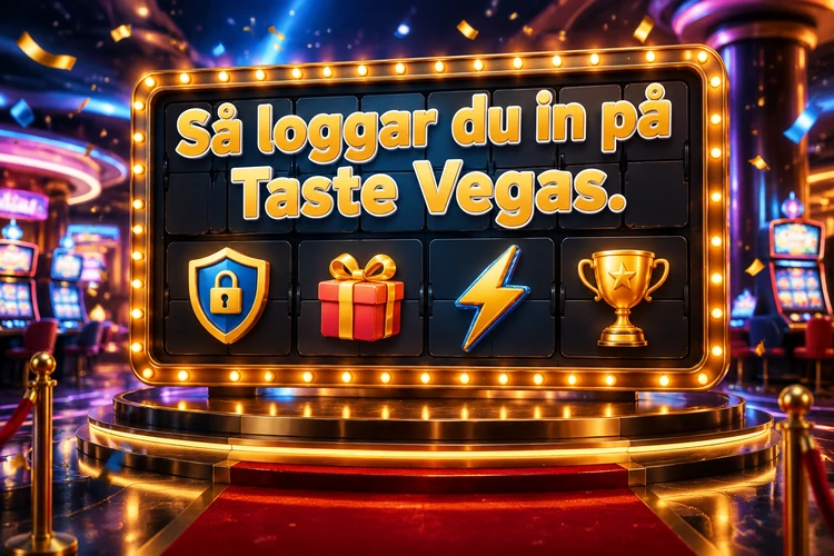 Så loggar du in på Taste Vegas