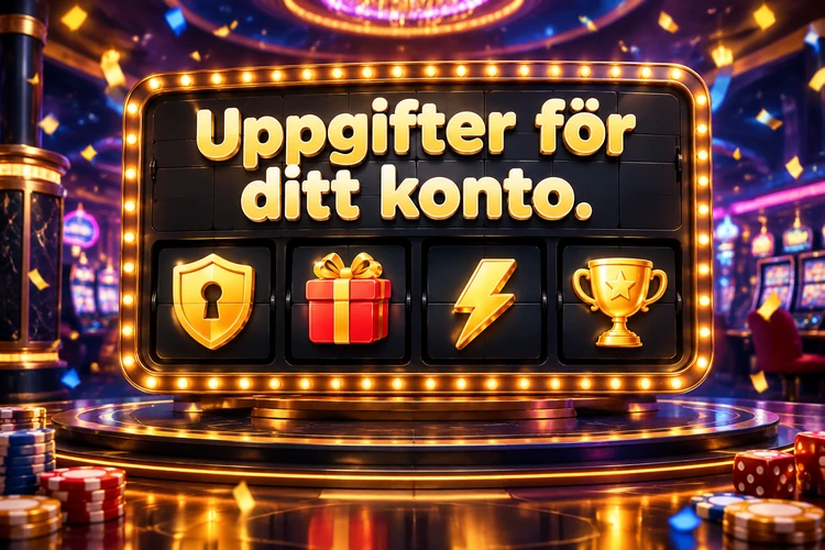 Uppgifter för ditt konto